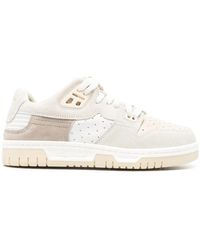 Acne Studios - Crinkled Panelled Suede Sneakers - Lyst
