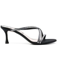 N°21 - 70mm Crossover Strap Sandals - Lyst