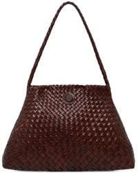 Dragon Diffusion - Santa Maria Woven Leather Shoulder Bag - Lyst