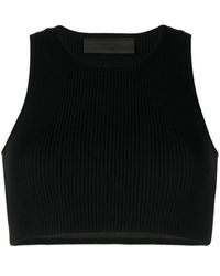 Fear Of God - Geripptes Oberteil Mit Logo-Patch - Lyst