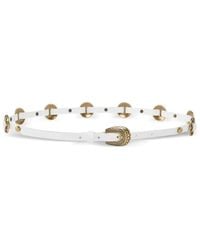 Pinko - Stud Embellished Leather Belt - Lyst