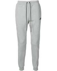 nike grey jogging bottoms