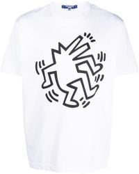 Junya Watanabe - Camiseta con estampado gráfico de Junya Watanabe x Comme des Garçons x Keith Haring - Lyst