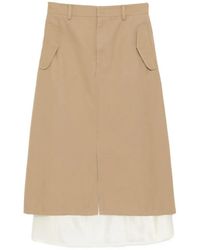 JNBY - Falda Midi A Capas - Lyst