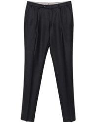 Corneliani - Checked Pleated Trousers - Lyst
