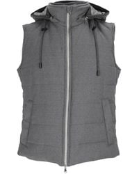 L.B.M. 1911 - Quilted Hooded Gilet - Lyst