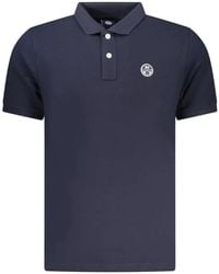 North Sails - Polo En Piqué À Patch Logo - Lyst
