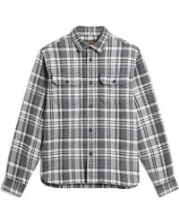 Woolrich - Geruit Overhemd Met Klepzak - Lyst