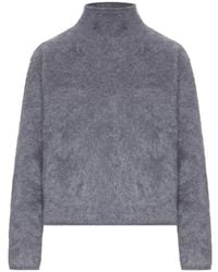 Lisa Yang - The Sandy Brushed High-Neck Sweater - Lyst