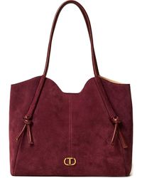Twinset - Knotted-Strap Suede Tote Bag - Lyst