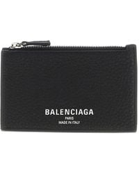 Balenciaga - Portacarte Con Logo E Zip - Lyst