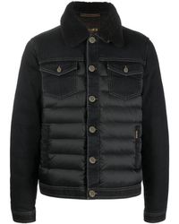 Moorer - Button-Up Padded Down Jacket - Lyst