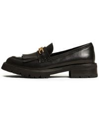Twinset - Leather Loafers With Fringes - Lyst