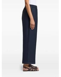 Peserico - Elastic-Waist Turn-Up Trousers - Lyst