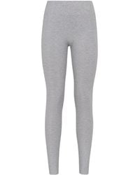 Philipp Plein - Tiger Logo-Patch Lurex Leggings - Lyst