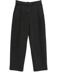 Via Masini 80 - Pleated Straight-Leg Trousers - Lyst