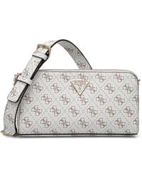 Guess - Monogram-Pattern Crossbody Bag - Lyst