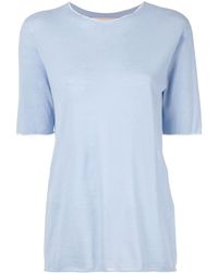 Marni Longline Knitted Top - Blue
