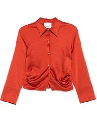 Nanushka - Hildie Cinched Shirt - Lyst