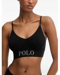Polo Ralph Lauren - Logo-Underband Ribbed Bra - Lyst