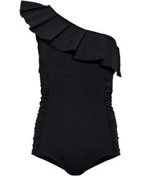 Maiya Paris - Orsay Ruffled One-Shoulder Swimsuit - Lyst