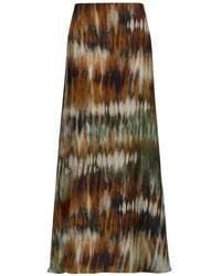 Johanna Ortiz - New Intermingled Ideas Printed Midi Skirt - Lyst