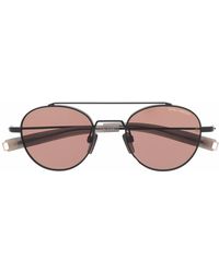 Dita Eyewear - Round Pilot Sunglasses - Lyst