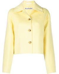 Acne Studios Giacca crop - Giallo