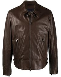 Lardini - Giacca Biker - Lyst