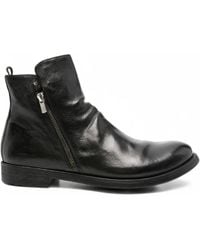 Officine Creative - Side-Zip Leather Boots - Lyst
