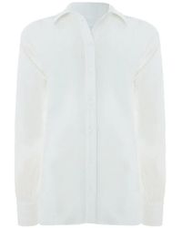 Hunza G - Seersucker Oversized Shirt - Lyst