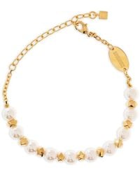 DSquared² - Bracciale Con Perle Sintetiche - Lyst