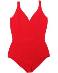 McQueen - V-Neck Bodysuit - Lyst