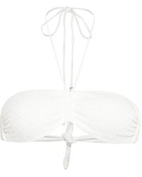 Twinset - Openwork Bikini Top - Lyst