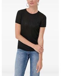 Patrizia Pepe - Logo-Detail T-Shirt - Lyst