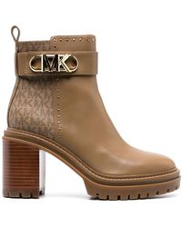 MICHAEL Michael Kors - Parker 100mm Lug Bootie - Lyst