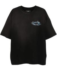 Amiri - Crystal Chateau Script T-Shirt - Lyst