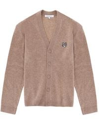 Maison Kitsuné - Fox-Patch Cardigan - Lyst