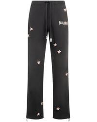 NAHMIAS - Flower Gromes Wide-Leg Trousers - Lyst
