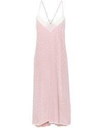 Zadig & Voltaire - Risty Wings-jacquard Midi Dress - Lyst