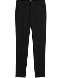 Ami Paris - Wollen Pantalon Met Toelopende Pijpen - Lyst