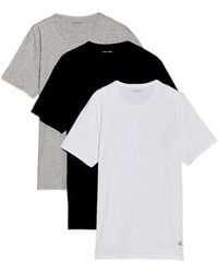 Calvin Klein - Logo-Embroidered T-Shirt (Set Of Three) - Lyst