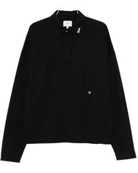 Rhude - Logo-Embroidered Long-Sleeve Polo Shirt - Lyst