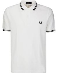 Comme des Garçons - Striped Trim Polo - Lyst