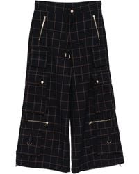 Cynthia Rowley - Checked Trousers - Lyst