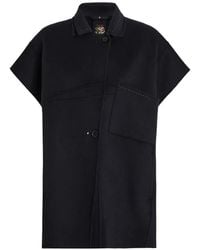 High - Correct Contrast-Stitch Short-Sleeved Cape - Lyst