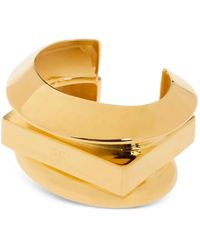 Elisabetta Franchi - Logo-Detail Cuff Bracelet - Lyst