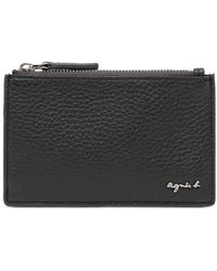 agnès b. - Leather Cardholder - Lyst