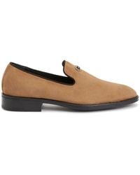 Giuseppe Zanotti - Imrham Loafers Met Logoplakkaat - Lyst