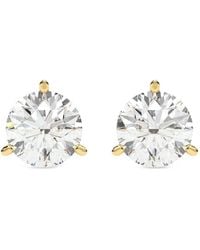 Diamond Essentials - Orecchini A Bottone Con Diamanti Da Laboratorio - Lyst